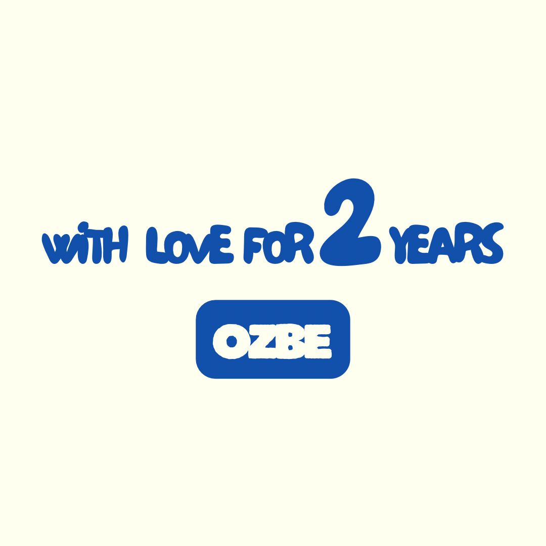 With love for 2 years