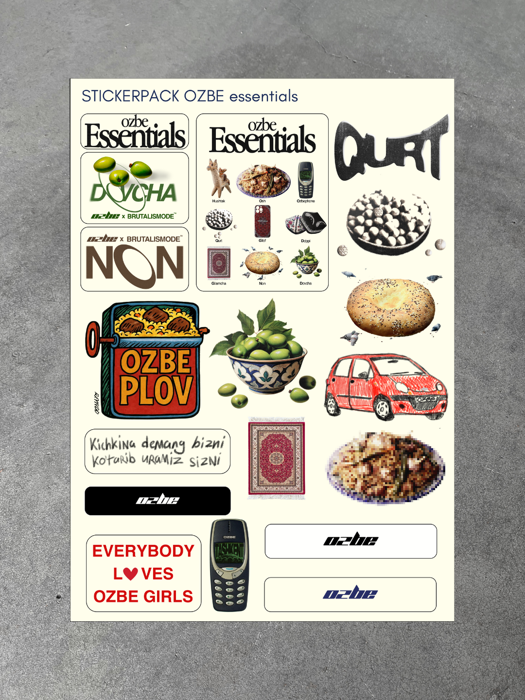 Стикерпак OZBE ESSENTIALS